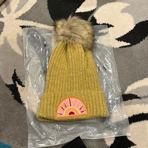 Beachly rainbow sun winter hat- never used